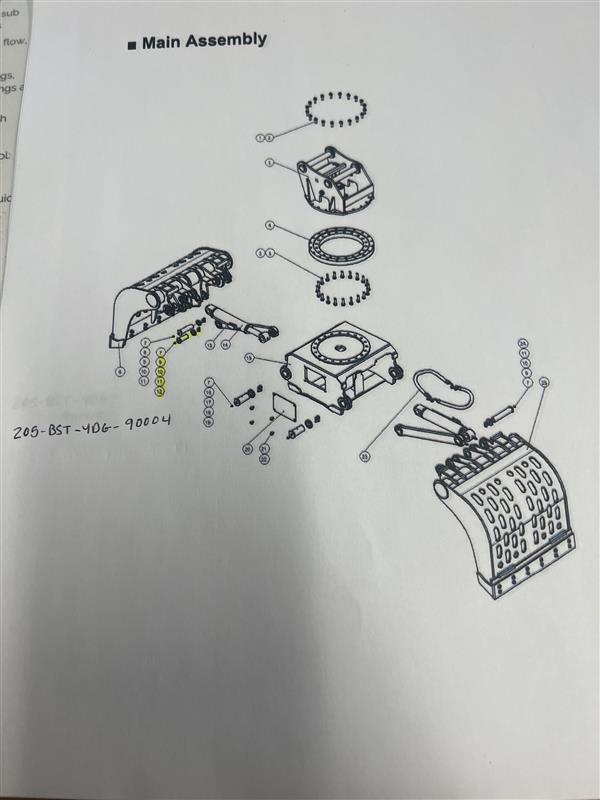 ProLift YDG Grapple Link Pin with Stop and Hardware