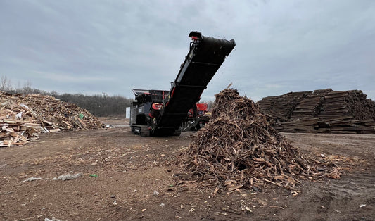 Wolf 9500 DT - The ideal solution for shredding railroad ties