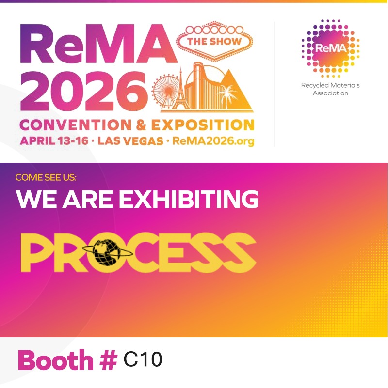 Process Equipment promoting their exhibit at ReMA 2026