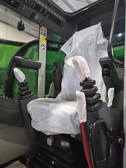 Interior of sennebogen 855m e material handler 
