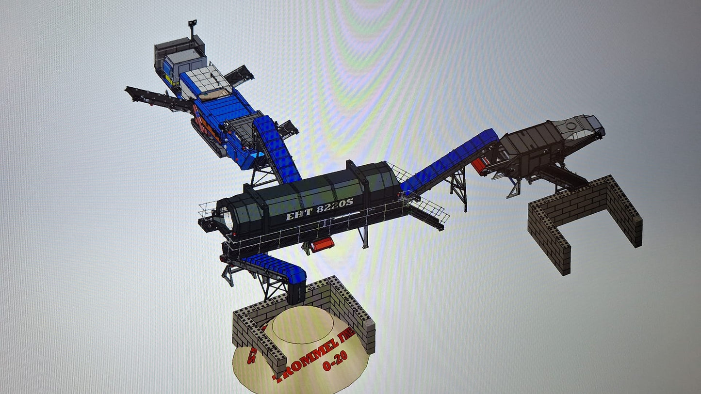 Trommel Screen EcoHog EHT-8220S | Year: 2025 | Hours: 1