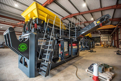 Magnet drum separation machine